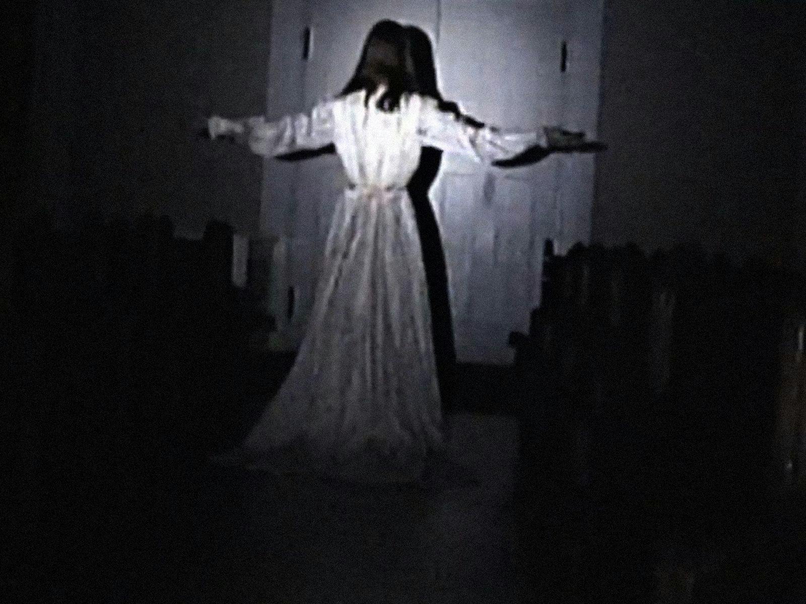 A frame from Ethel Cain's music video.
